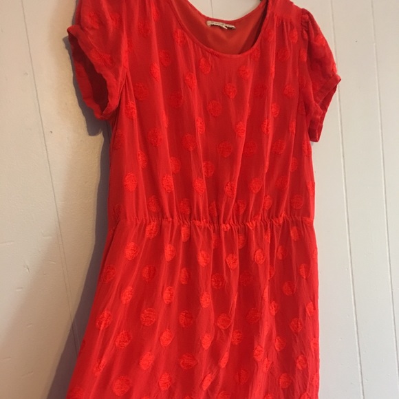 Bright red Broadway & Broome polka dot dress - Picture 2 of 8